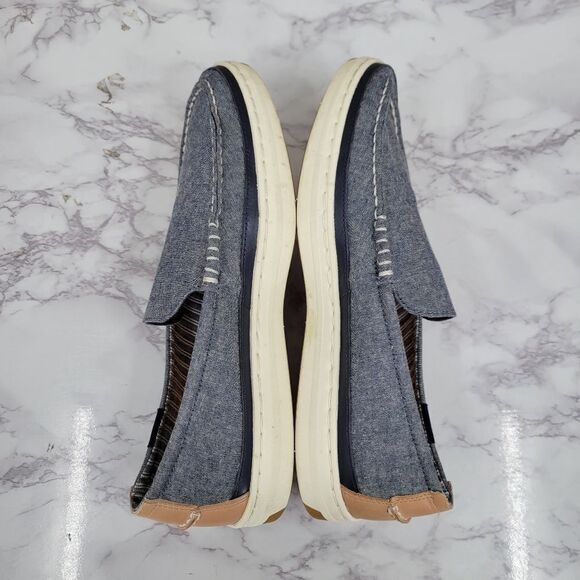 Cole Haan Cloudfeel Weekender Slip-On Canvas Sneakers Blue Chambray - Picture 5 of 9